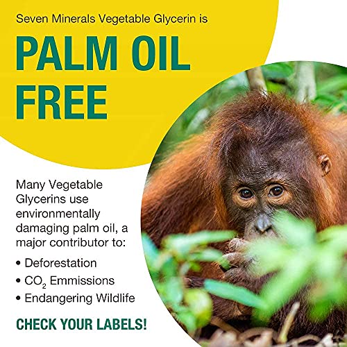 Seven Minerals Pure Grapeseed Oil & Organic Vegetable Glycerin