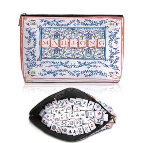 Mahjong Tile Bag - American Mahjong Storage Case, Canvas