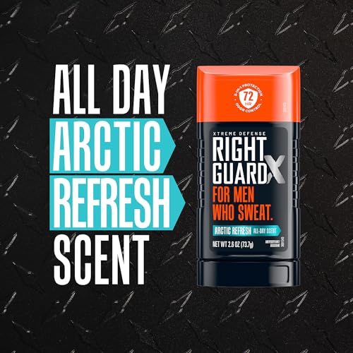 Antiperspirant Deodorant for Men - 5-in-1 Protection, 72-Hour Odor Control, Arctic Refresh Scent - 4 Pack