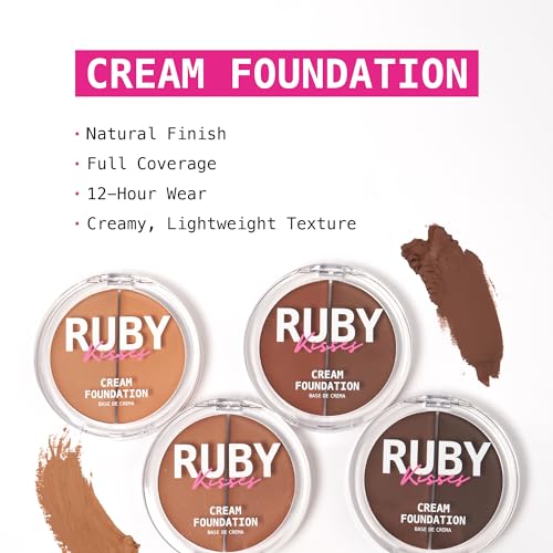 Ruby Kisses 3D Face Creator Foundation & Concealer, 12H Wear