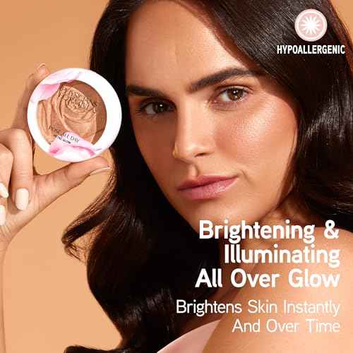 Physicians Formula Ros? All Day Highlighter Blush Face Powder, Shimmer Petal Glow, Pink Soft Petal, Dermatologist Tested, Clinicially Tested