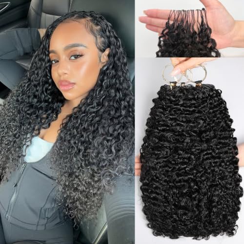 Lemoda Burmese Curly Human Crochet Hair 14" 120g