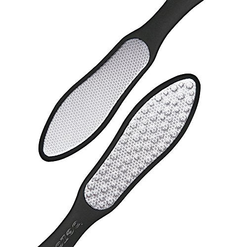 BEZOX Double-Sided Stainless Steel Foot File & Callus Remover Rasp