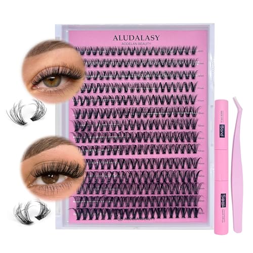 Fluffy Lash Clusters Kit 280PC 8-16mm D Curl DIY Extensions