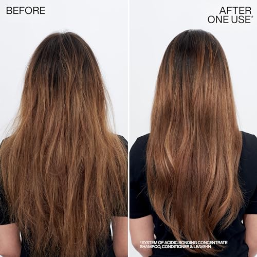 Redken Bonding Shampoo for Damaged Hair Repair | Acidic Bonding Concentrate | For All Hair Types | Refill | 16.9 Fl. Oz.