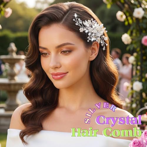 Crystal Pearl Bridal Hair Comb – Wedding Hair Accessory