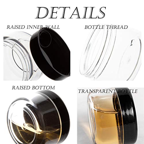 5g Sample Containers with Lids (50 Count) - Travel Size Jars