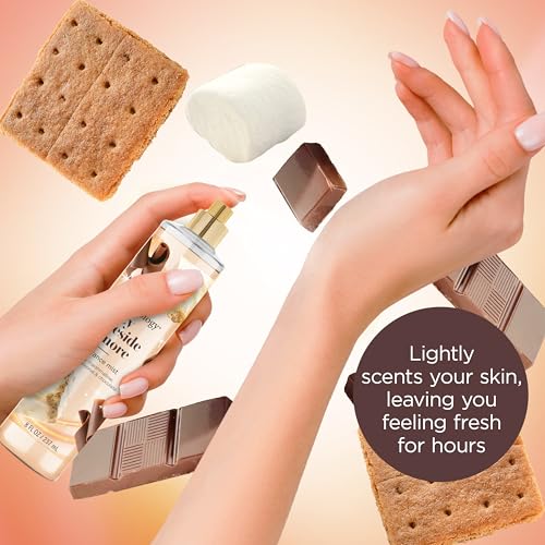 Bodycology Cozy Fireside S'more Fragrance Body Mist - 8 fl oz, Long-Lasting