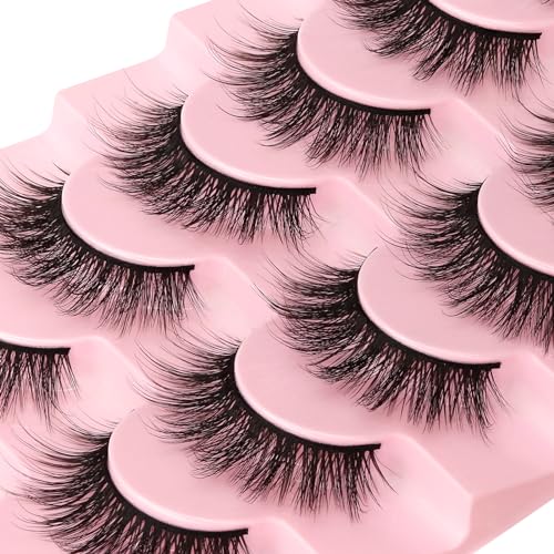 Anime Manga False Eyelashes 3D Volume 16mm 7 Pairs Pack