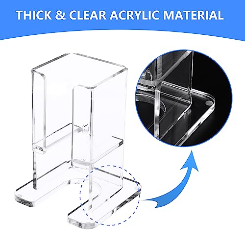 Beautyflier Electric Razor Stand for Philips Norelco Electric Shaver, Acrylic Base Holder for Men Storage Rack Bracket Home Bathroom Accessories, Universal Size