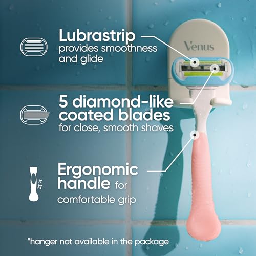 Women's Extra Smooth Razor Set with 3 Blade Refills - Pink
