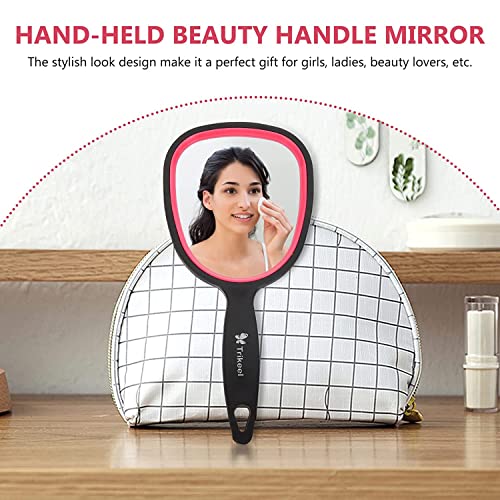 Handheld Mirror with Handle – Portable Makeup & Travel Mirror