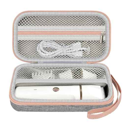 ALKOO Case for Risina Women's Bikini Trimmer & Electric Razors- Travel Holder for Pubic Hair Trimmer, Lady Shaver, Intimate Grooming Tools & Accessories, Storage- Blue (Box Only)