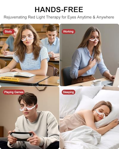 Red Light Therapy Glasses for Dark Circles & Puffiness