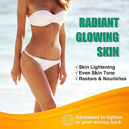 Skin Bleaching Cream, Skin Lightening for Intimate Area, Whitening Cream Underarms, Knees, Elbows, Inner Thigh, Bikini Line, Armpit, Natural Formula Dark Spot Remover