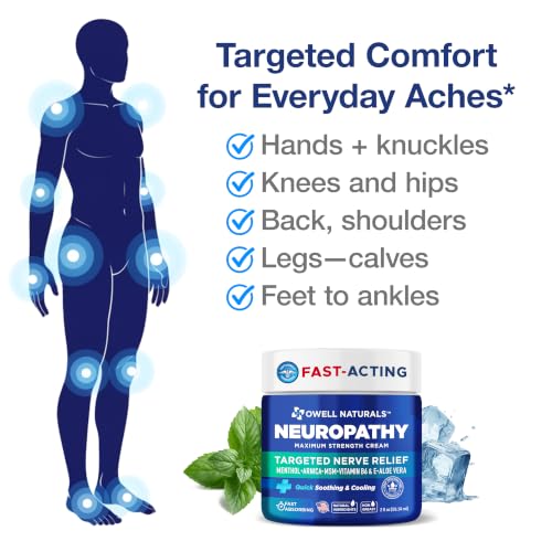 Owell Naturals Neuropathy Cream Extra Strength 2oz