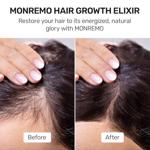 MONREMO Hair Growth Serum with Turmeric, Caffeine & Biotin