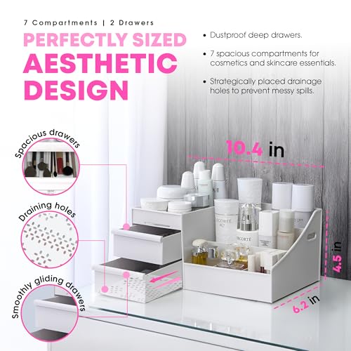Makeup Organizer, Vanity Organizer, Makeup Organizer Countertop, Make Up Organizers For Vanity, Skincare Organizers, Make Up Storage Organizer
