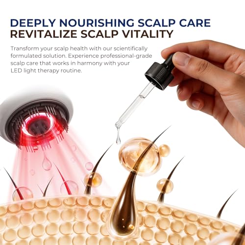 Red Light Therapy Scalp Serum with Copper Peptides | Hair Growth