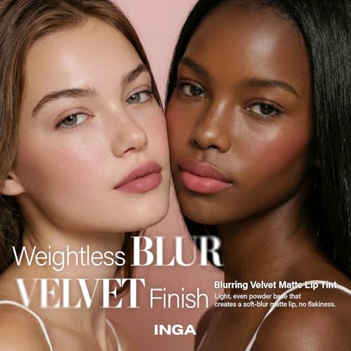 INGA Blurring Velvet Matte Lip Tint - Waterproof Long-Lasting