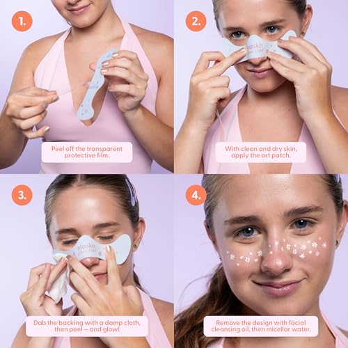 Nipskin Bloom Boss Stick-On Face & Body Patches – 4 Pieces