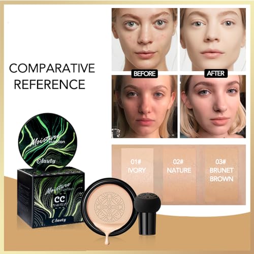 Mushroom Head Air Cushion CC Cream Foundation with Sponge