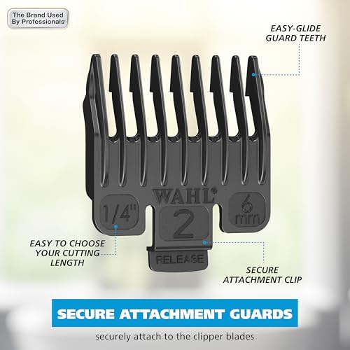 Wahl Home Pro Rechargeable Cordless Hair Clipper Kit with 12 Guards