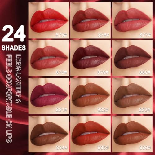 Velvet Matte Lipstick - Nude Brown, Waterproof, Long Lasting
