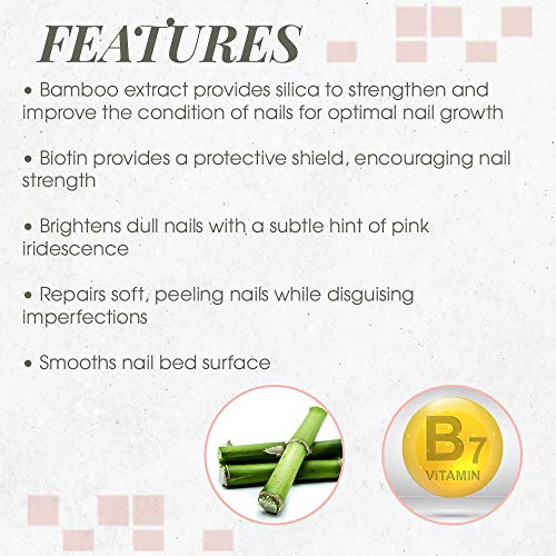 Nail Tek Bamboo & Biotin 5-in-1 Treatment for Soft & Peeling Nails, 0.5 oz