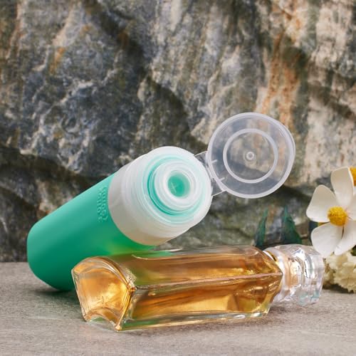 INSFIT Green Travel Bottles 23 Pack TSA Approved Leak-Proof Toiletry Set