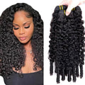 Burmese Curly Human Hair Extensions 24-28 Inch 3 Bundles Unprocessed Brazilian Virgin Hair
