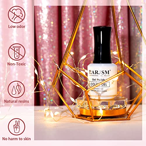 RARJSM Sheer Rose Pink Jelly Gel Nail Polish - 15ml UV/LED Soak Off