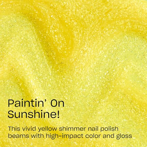 OPI Nail Lacquer Shimmer Polish Yellow | Chip Resistant