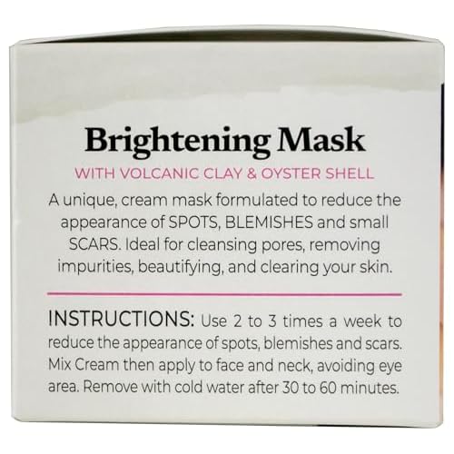 Concha Nacar Crema Aclarante No.3, Brightening Mask 3 oz, Reduces Appearance Of Spots And Scars | Crema Aclaradora Para Piel Manchas En Cara (Pack of 1)