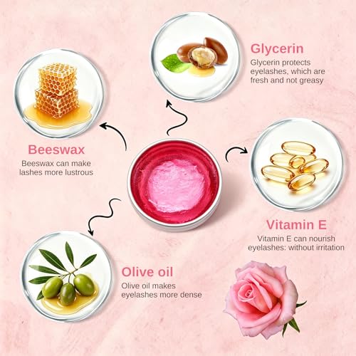 Pink Lash Lift Glue Balm 12g - Strong Adhesive for Eyelash & Eyebrow Perming