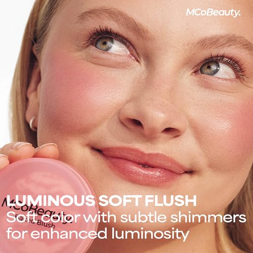 MCoBeauty Baked Blush & Highlighter - Cool Pink