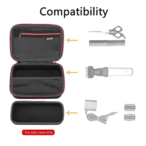 RLSOCO Case Compatible With Philips Norelco Body Groomer 7000/5000 Series Men's Whole Body Groomer & Intimate Hair Shaver & Trimmer,Fits for Philips BG7480/50,BG7490/50,BG5495/50,BG5490/50 and More