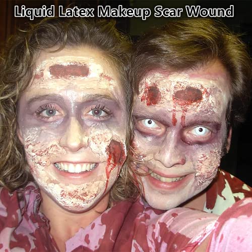 Go Ho Liquid Latex SFX Makeup 2oz - Halloween Zombie
