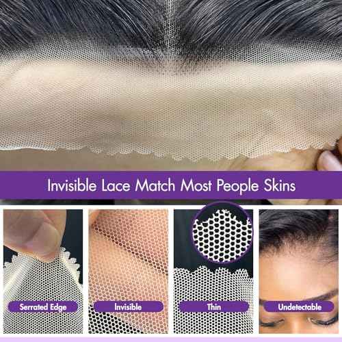 13x4 Bob Wig Human Hair Natural Color Straight Lace Front Wigs Glueless 180 Density Pre Plucked with Baby Hair Brazilian Remy Short Hair Transparent Lace Frontal Wigs for Black Women