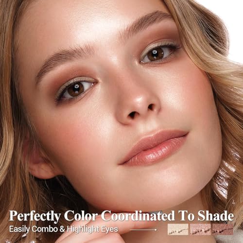 LUXAZA PRO 6-Piece Cream Eyeshadow Stick Set with Brush