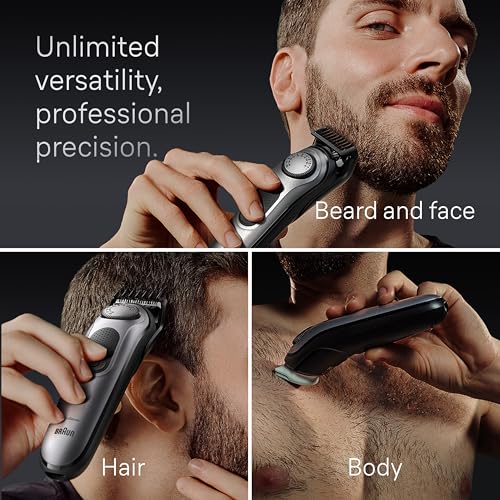 Braun Series 7 All-in-One Men's Grooming Kit 13-Piece Silver Set