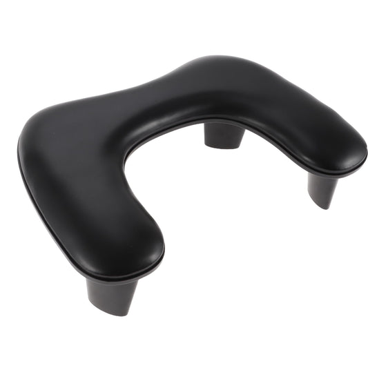 VOCOSTE Arm Rest for Nails Tech, U Shaped Nail Arm Rest, Manicure Hand Rest with Detachable Brackets, Hand Rest for Nails Tech with Non-slip Pads, Nail Hand Rest, Black