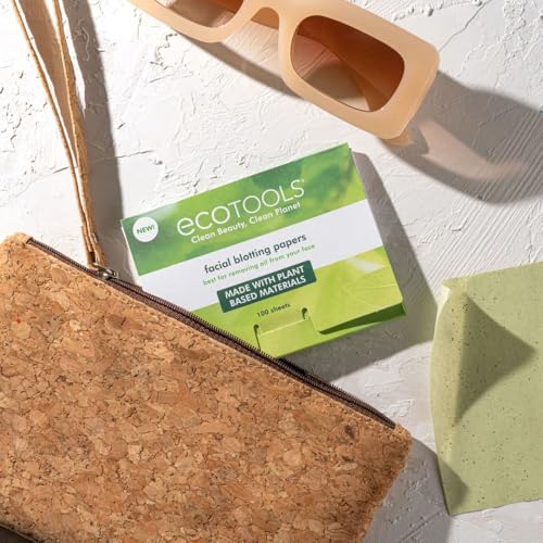 EcoTools Oil Absorbing Blotting Papers - 200 Sheets, Plant-Based