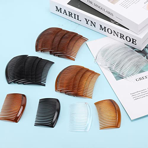 24 Pcs French Twist Hair Combs with 23 Teeth