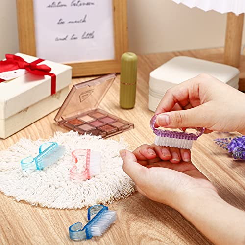 400 Pcs Nail Brushes Set for Easy Fingernail Cleaning - Multicolor