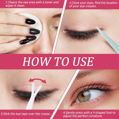 480Pcs Eyelid Tape Invisible Double Eyelid Lifter Strips