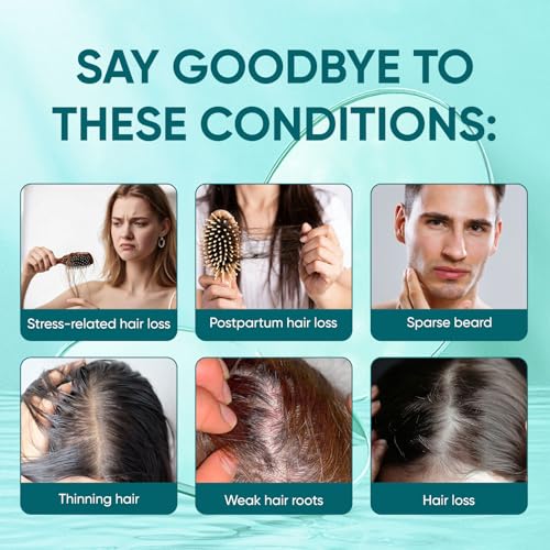 Hair Growth Serum Roll-On with Rosemary & Ginger (2 Pack)