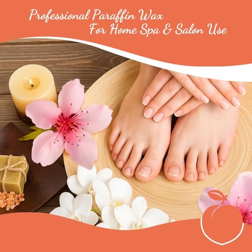Peach Scent Paraffin Wax Refills for Hands & Feet - 6 Blocks