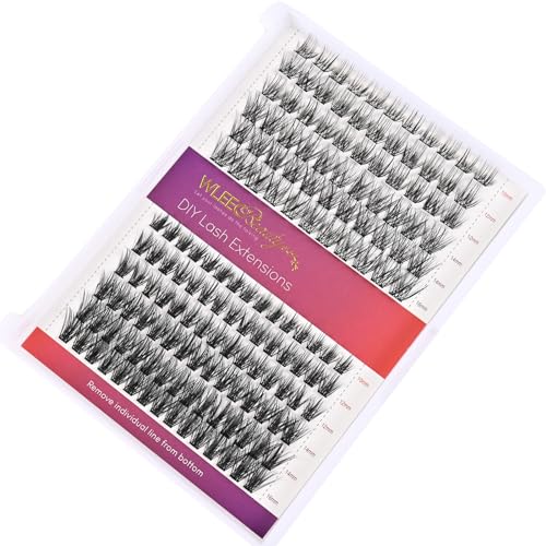 Lash Clusters DIY Eyelash Extensions 156PCS D Curl 10-16mm