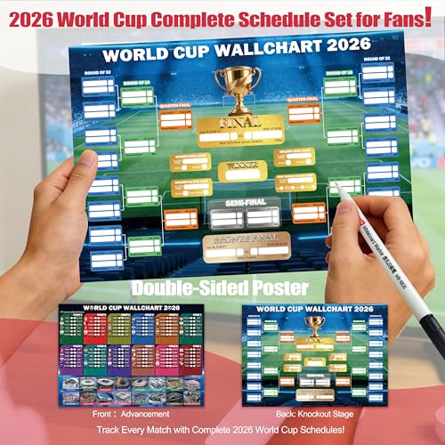 England 2026 World Cup Fan Supporter Set - Includes Flag Headband, Thunder Sticks, Wristband & More